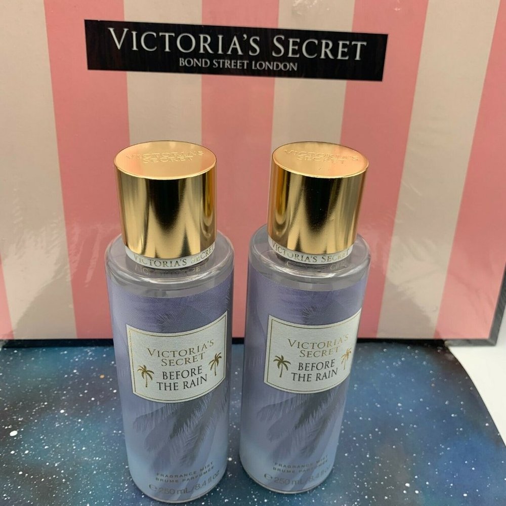 2X  Victoria's Secret BEFORE THE RAIN Body Mist 8.4 oz Brand NEW